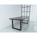 Solid Wooden Dining Table With Metal Box Frame- Industrial Design - 1.5m / 1.8m / 2m Seats 4-8 persons